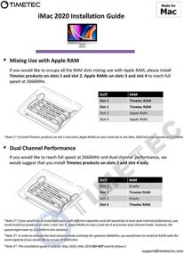 img 3 attached to 🖥️ Timetec 16 ГБ КОМПЛЕКТ (2x8GB) DDR4 2666МГц ОЗУ для средней модели iMac Mid 2020 (20,1 / 20,2) / iMac Mid 2019 (19,1) 27-дюймовый с Retina 5K Дисплеем, Mac Mini Late 2018 (8,1) - Совместима с ОЗУ MAC PC4-21333 / PC4-21300