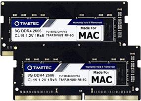 img 4 attached to 🖥️ Timetec 16 ГБ КОМПЛЕКТ (2x8GB) DDR4 2666МГц ОЗУ для средней модели iMac Mid 2020 (20,1 / 20,2) / iMac Mid 2019 (19,1) 27-дюймовый с Retina 5K Дисплеем, Mac Mini Late 2018 (8,1) - Совместима с ОЗУ MAC PC4-21333 / PC4-21300