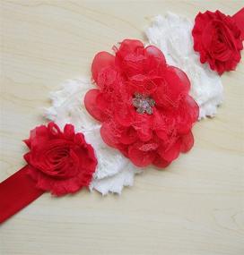 img 3 attached to Maternity Wedding Flowers: Romantic Women's Accessories