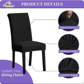 img 2 attached to Enhance Your Décor with Asshed Parsons Slipcovers: Stretchable and Removable