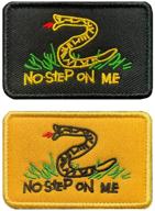 no step on me tactical snek patches - fun military emblems for backpacks, caps, hats, and bags by antrix logo