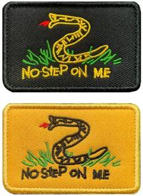 img 3 attached to No Step On Me Tactical Snek Patches - Fun Military Emblems for Backpacks, Caps, Hats, and Bags by Antrix