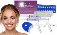 dr. diamond complete 3d at-home teeth whitening 💎 kit: the #1 rated deluxe edition in the usa logo