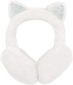 img 4 attached to 🐾 Stay Cozy in Style with Surblue Cute Animal Earmuffs - Winter Warm Fur Earwarmer Headband for Outdoor Activities