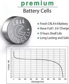 img 1 attached to 🔋 High Capacity LR44 Batteries AG13 357 Button Coin Cell 10-Pack - Beidongli 1.5V Battery