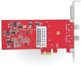 img 1 attached to TBS 6903 DVB-S2 Профессиональная двухтюнерная PCI Express цифровая спутниковая ТВ-карта: Улучшенный прием для уникальных форматов вещания (ACM, VCM, 16APSK, 32APSK)