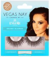 🔥 eylure vegas nay false eyelashes - reusable, adhesive included - 1 pair (cruelty-free) logo