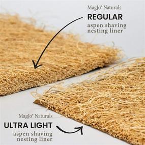 img 1 attached to MagJo Naturals Ultra Thin Aspen Chicken Nest Box Liners: 12 X 9 - 🐔 Coop Bedding for Chickens, Poultry Supplies, Chicken Bedding Nest Liners - Ideal for New Chicks