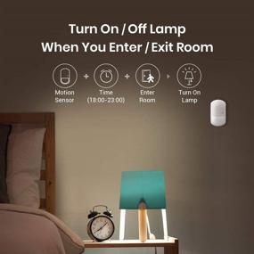img 1 attached to 🏠 Discover the BroadLink Smart Motion Sensor: PIR for Home Automation with IFTTT and Alexa Integration. Trigger a Wireless Smart Home Experience with Occupancy Lighting and Scenes, S3 Hub Included