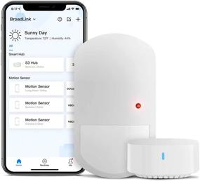 img 4 attached to 🏠 Discover the BroadLink Smart Motion Sensor: PIR for Home Automation with IFTTT and Alexa Integration. Trigger a Wireless Smart Home Experience with Occupancy Lighting and Scenes, S3 Hub Included