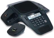 vtech vcs704 erisstation dect 6.0 conference 📞 phone with four wireless microphones featuring orbitlink wireless technology logo
