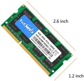 img 3 attached to 💚 TECMIYO DDR3L 16GB Комплект 1600 МГц SODIMM RAM - Оперативная память для ноутбука высокой производительности - Зеленая