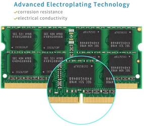 img 1 attached to 💚 TECMIYO DDR3L 16GB Комплект 1600 МГц SODIMM RAM - Оперативная память для ноутбука высокой производительности - Зеленая