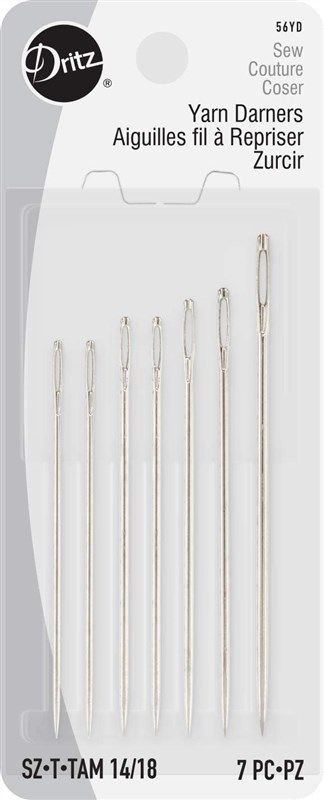dritz 56y d darners needles 7 count 로고