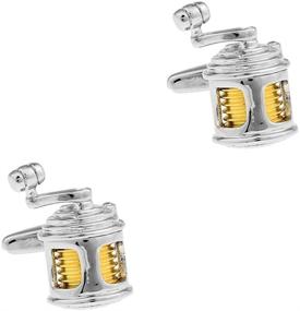 img 4 attached to Fishing Reel Cufflinks Gift Box