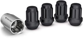 img 3 attached to 🔒 Enhance Security with White Knight 40700SMBT Matte Black Wheel Lock - 4 Pack,12mm x 1.50 Thread