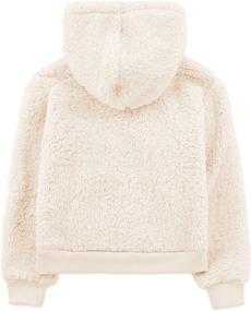 img 1 attached to Толстовка с капюшоном Levis Girls Sherpa Buttercream