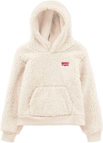 img 2 attached to Толстовка с капюшоном Levis Girls Sherpa Buttercream