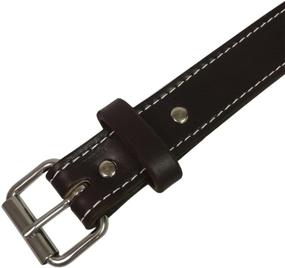 img 1 attached to 👔 Exos Men's Accessories: English Bridle Leather Belts in Multiple Ounce Options