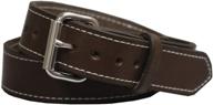 👔 exos men's accessories: english bridle leather belts in multiple ounce options logo