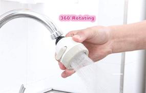 img 1 attached to Kinteshun 360°Rotating Water Saving Splash Proof Adjustment