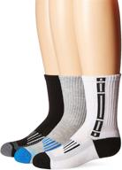 носки jefferies socks girls' sport tech crew half cushion - 3 пары для улучшения производительности и комфорта логотип