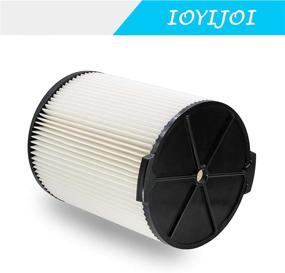 img 1 attached to 🧹 Ideal Replacement for RIDGID Vacs: IOYIJOI 1 Pack Standard Wet/Dry Vac Filter Vf4000