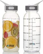 💧 32oz bpa-free water bottle with motivational time marker reminder, leak-proof 1l drinking bottle - tritan sports bottle ideal for camping, workouts, gym, and outdoor activities logo