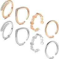 mayhoop rings adjustable finger jewelry logo