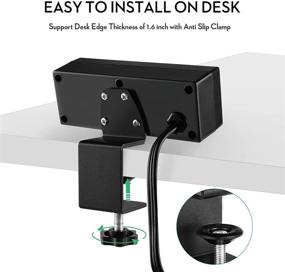 img 2 attached to 💡 Desk Clamp Power Strip with USB Ports - Convenient Desktop Power Outlets for Home/Office Use - UL/ETL Certified