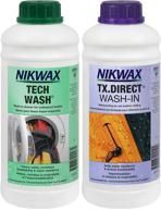 nikwax hardshell cleaning waterproofing duo pack outdoor recreation logo