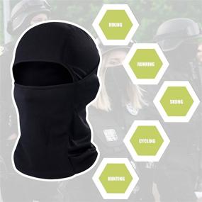 img 3 attached to 🔥 Ultimate Windproof UV Balaclava Face Mask with Adjustable Hood: Shield Yourself in Style!