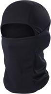 🔥 ultimate windproof uv balaclava face mask with adjustable hood: shield yourself in style! logo