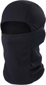 img 4 attached to 🔥 Ultimate Windproof UV Balaclava Face Mask with Adjustable Hood: Shield Yourself in Style!