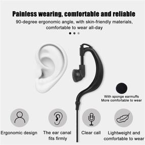 img 1 attached to BAOFENG Upgraded Version Earpiece Earpieces