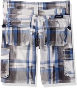 img 2 attached to 🩳 Stylish and Functional: Wrangler Authentics Fashion Plaid Cargo Shorts for Boys