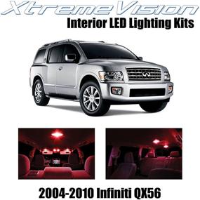img 4 attached to XtremeVision Interior LED For Infiniti QX56 2004-2010 (13 Pieces) Red Interior LED Kit Installation Tool