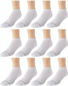 img 4 attached to Ultimate Comfort and Support: New Balance Men's 12 Pack Arch Compression Cushioned Low Cut Solid Socks