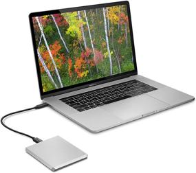 img 3 attached to 🌕 LaCie Mobile Drive 2TB Moon Silver Внешний жесткий диск - USB-C USB 3.0, совместим с Mac, PC, настольными компьютерами, ноутбуками и рабочими станциями (STHG2000400)