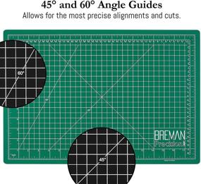 img 3 attached to 🧵 Premium Quilting Kit with WA Portman Cutting Mat, Rotary Cutter, and Supplies - 45mm Cutter, 5 Extra Blades, 24x36 Inch Mat, 6x24 Inch Ruler - Ideal for Sewing and Quilting Projects