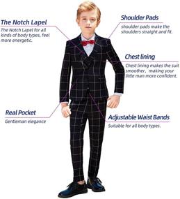 img 3 attached to 👔 ELPA Boys' Clothing: Stylish Spring Fashion for Formal Occasions, Perfect for Children's Wardrobes