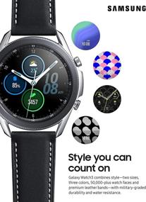 img 3 attached to ⌚ Восстановленные часы Samsung Watch 3 (41 мм, серебристые) - смарт-часы с GPS, Bluetooth, LTE