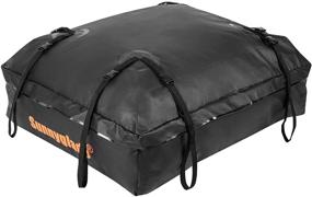img 4 attached to 🌤️ Sunnyglade Waterproof Roof Top Cargo Bag - 15 Cubic Feet - Universal Fit for All Roof Racks