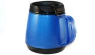 🔵 gama electronics 20oz. blue foam insulated wide body thermoserv mug logo