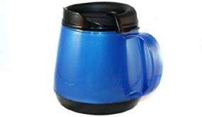 img 2 attached to 🔵 GAMA Electronics 20oz. Blue Foam Insulated Wide Body ThermoServ Mug