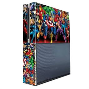 img 1 attached to 🎮 TQS #153 Designer Skin Sticker for Xbox One Console - Superhero Theme with Free Controller Decals