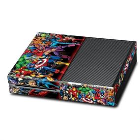 img 2 attached to 🎮 TQS #153 Designer Skin Sticker for Xbox One Console - Superhero Theme with Free Controller Decals