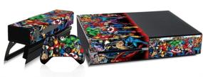 img 4 attached to 🎮 TQS #153 Designer Skin Sticker for Xbox One Console - Superhero Theme with Free Controller Decals