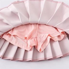 img 2 attached to 👧 Pleated School Toddlers Little 150 10 11Y Girls' Clothing and Skirts & Skorts: Stylish and Comfortable Options for Young Fashionistas