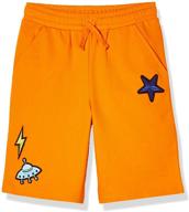 👍 boys french terry shorts - awesome a+ logo